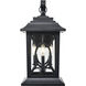 Allbert 3 Light 20.33 inch Powder Coated Black Outdoor Wall Sconce
